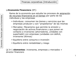 Economía Financiera