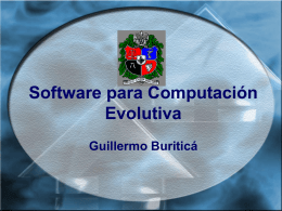 Software para Computación evolutiva