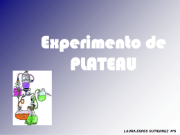 Experimento de PLATEAU LAURA ESPES GUTIERREZ Nº5 EL