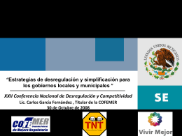 Presentación CGF Conferencia Nacional Chiapas ULTIMAVE