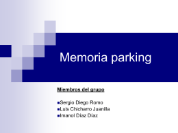 M2GA1GL2-Grupo2 Memoria parking