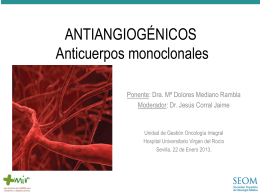 ANTIANGIOGÉNICOS- Anticuerpos monoclonales