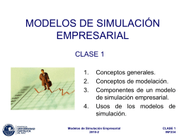 Modelos de Simulación Empresarial
