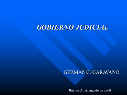 Gobierno Judicial - Proyecto de Mejoramiento de los Servicios de