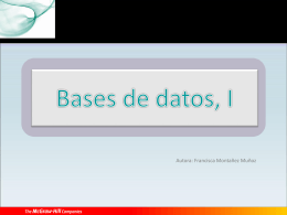 ¿Qué es una base de datos?