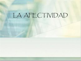 LA AFECTIVIDAD - Portal Académico del CCH