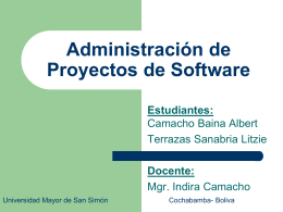 Administración de Proyectos de Software - Informatica