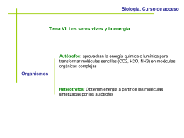 Biología. Curso de acceso
