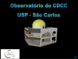 Evolução Estelar - CDCC - Universidade de São Paulo