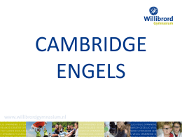 Cambridge English - St. Willibrord Gymnasium