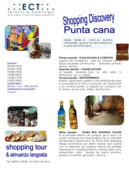 Shopping discovery Punta Cana