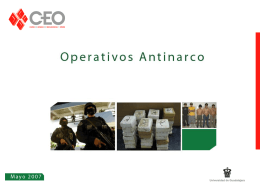 Operativos - Anti - narco - Centro de Estudios de Opinion