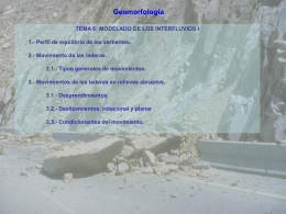 Geomorfología 4 y 5.