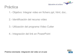 Práctica tutorizada: integración del video en el aula