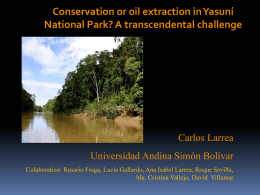 Diapositiva 1 - Amazonía por la Vida
