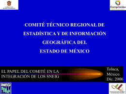 Estadística Geografía Unidades Productoras de Información