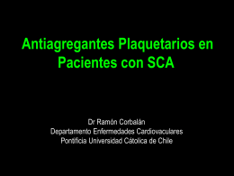 and Prasugrel - Cardiología de la Universidad Católica