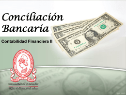 Conciliación Bancaria (Presentación)
