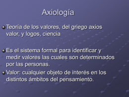 Axiología