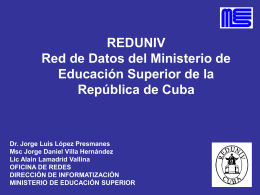 Red Nacional de la Educación Superior Cubana