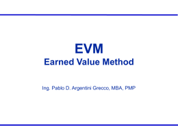 Earned Value Method