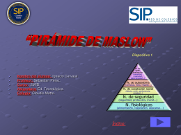 Diapositiva 3. ¿Qué es la Pirámide de Maslow?