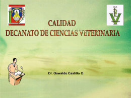 Dr. Oswaldo Castillo O CUMPLIMIENTO DEL DEBER SER