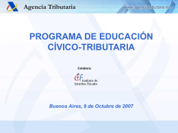 Programa de Educación Cívico tributaria de la AEAT de España