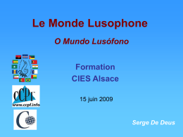 Le Monde Lusophone