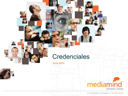 Credenciales MediaMind 2010