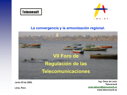 Nuevo Modelo Regulatorio para Iberoamérica.