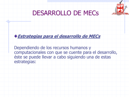 Presentación 5 - Desarrollo de MECs