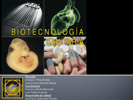 Biotecnología Sanitaria