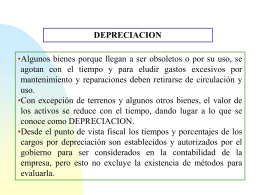 Depreciación con Inflación - ivn-matematicafinanciera