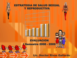 ESTRATEGIA DE SALUD SEXUAL Y REPRODUCTIVA