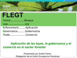 regulation - Agenda Forestal Hondureña