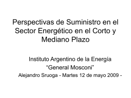 Diapositiva 1 - Instituto Argentino de la Energía