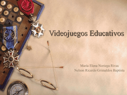 Videojuegos Educativos