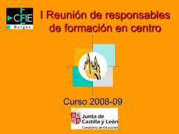 presentación cfie i 2009