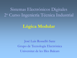 Electrónica Digital 1er Curso Ingeniería técnica Industrial