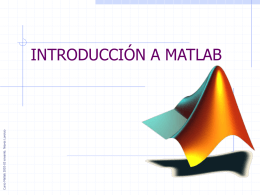 Introducción a MatLab