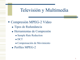 Compresión Vídeo standard MPEG2