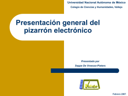 Pizarrón electrónico - CCH Vallejo