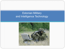 Eesti sõjatehnoloogia