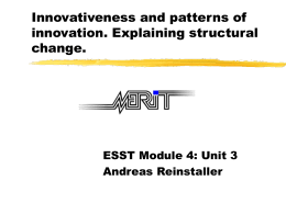 Lecture 3: Presentation (Rev2) (A. Reinstaller)