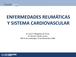 enfermedades reumáticas y sistema cardiovascular