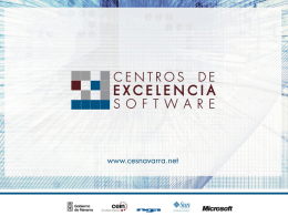 Presentación Centros de Excelencia Software