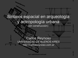 Sintaxis espacial en arqueología y antropología