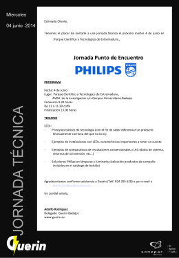 Invitacion Jornadas Philips-Badajoz-1