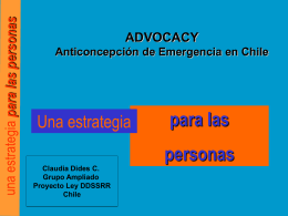 Anticoncepción de emergencia en Chile